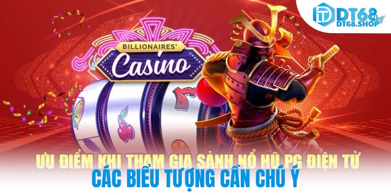 Các biểu tượng cần chú ý