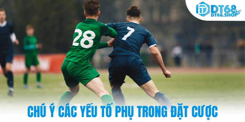 Chú ý các yếu tố phụ trong đặt cược