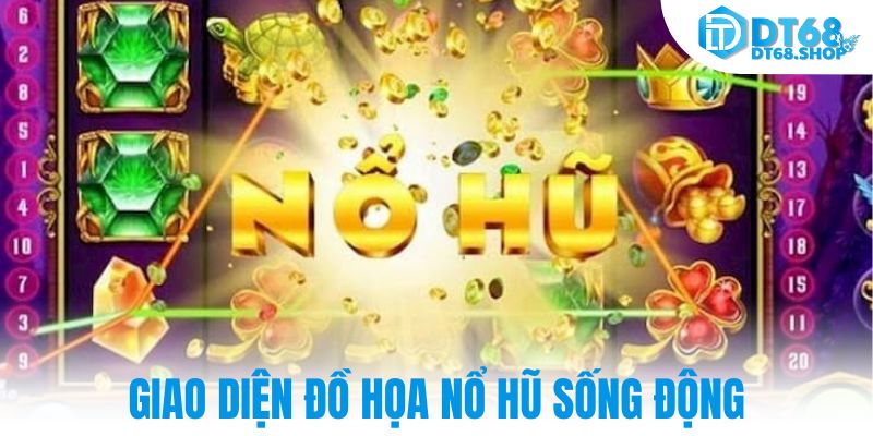Giao diện đồ họa nổ hũ sống động