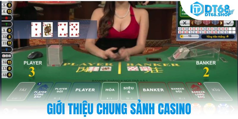 Giới thiệu chung sảnh casino