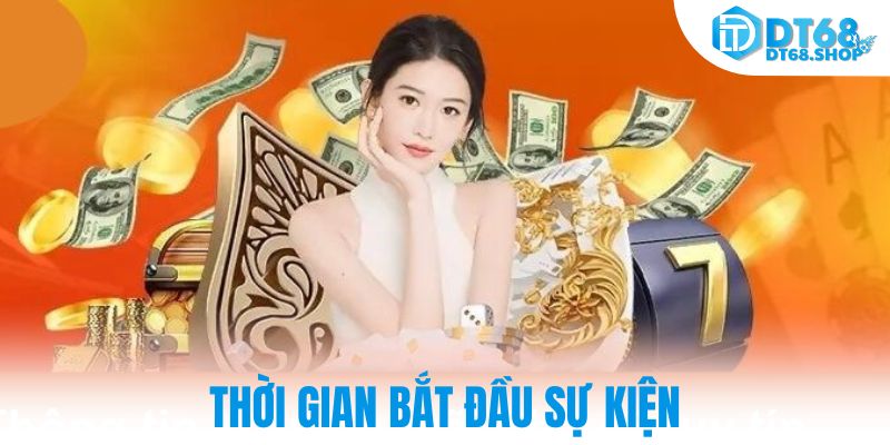 Thời gian bắt đầu sự kiện